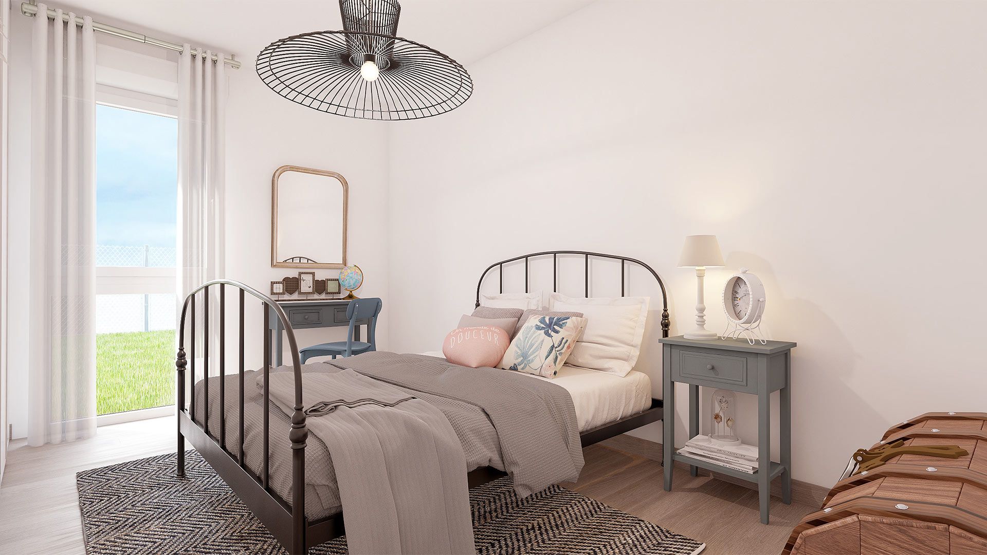 DEMATHIEU BARD IMMOBILIER - L'Écrin des Jardiniers - Appartements neufs & maisons individuelles neuves à Nancy - Vue intérieure logement type T3