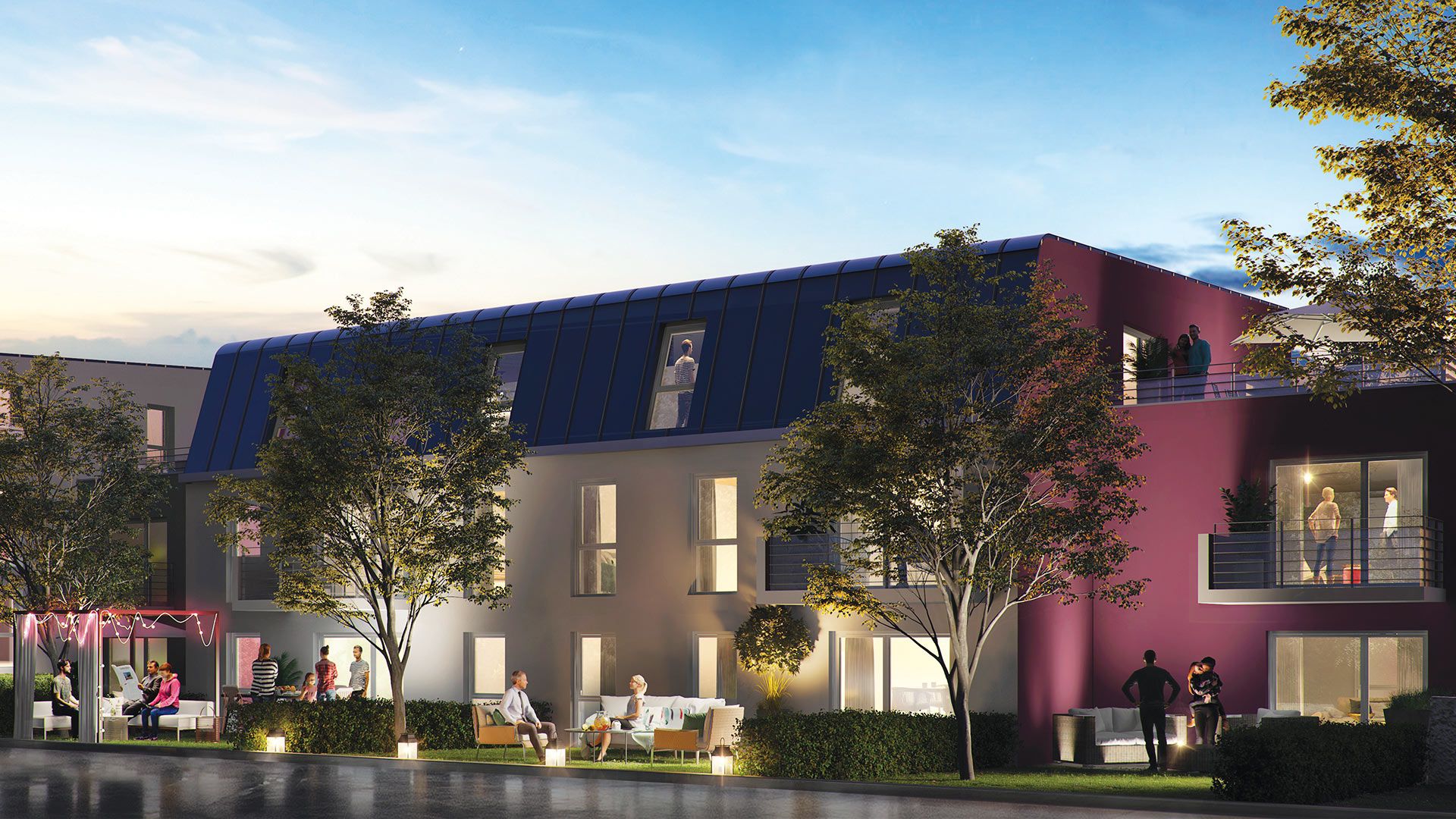 Demathieu Bard Immobilier - L'Écrin des Jardiniers - Appartements neufs à Nancy - Vue extérieure