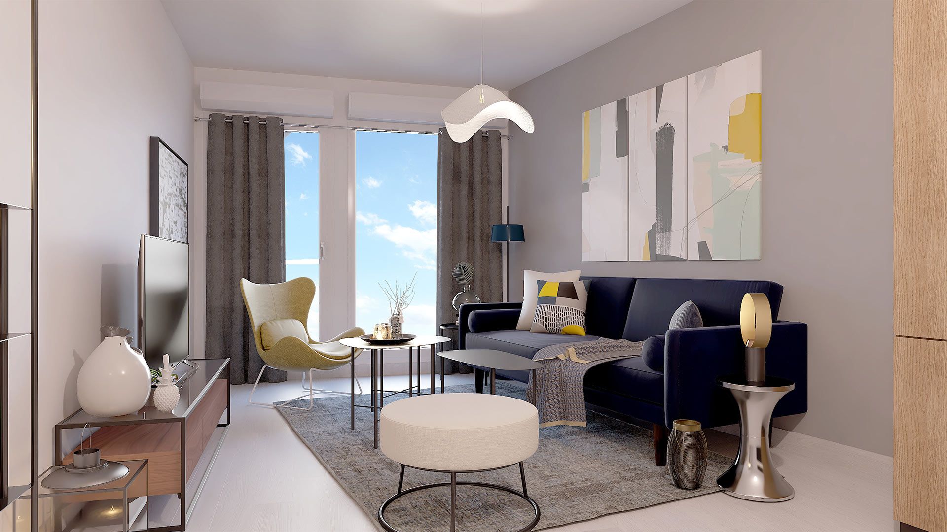 DEMATHIEU BARD IMMOBILIER - L'Écrin des Jardiniers - Appartements neufs & maisons individuelles neuves à Nancy - Vue intérieure logement type T5