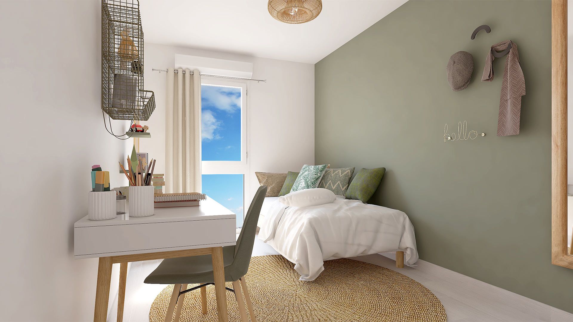 DEMATHIEU BARD IMMOBILIER - L'Écrin des Jardiniers - Appartements neufs & maisons individuelles neuves à Nancy - Vue intérieure logement type T5