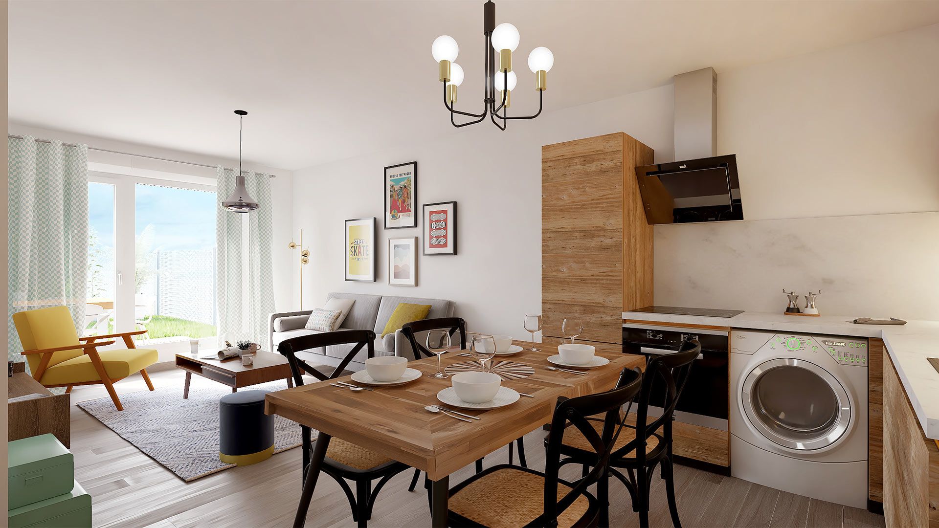 DEMATHIEU BARD IMMOBILIER - L'Écrin des Jardiniers - Appartements neufs & maisons individuelles neuves à Nancy - Vue intérieure logement type T3